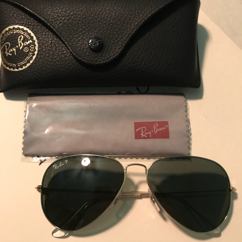 Ray Ban Polarized Classic Aviator Sunglasses